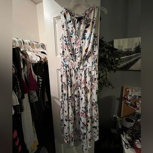 Beautiful pleated floral dress